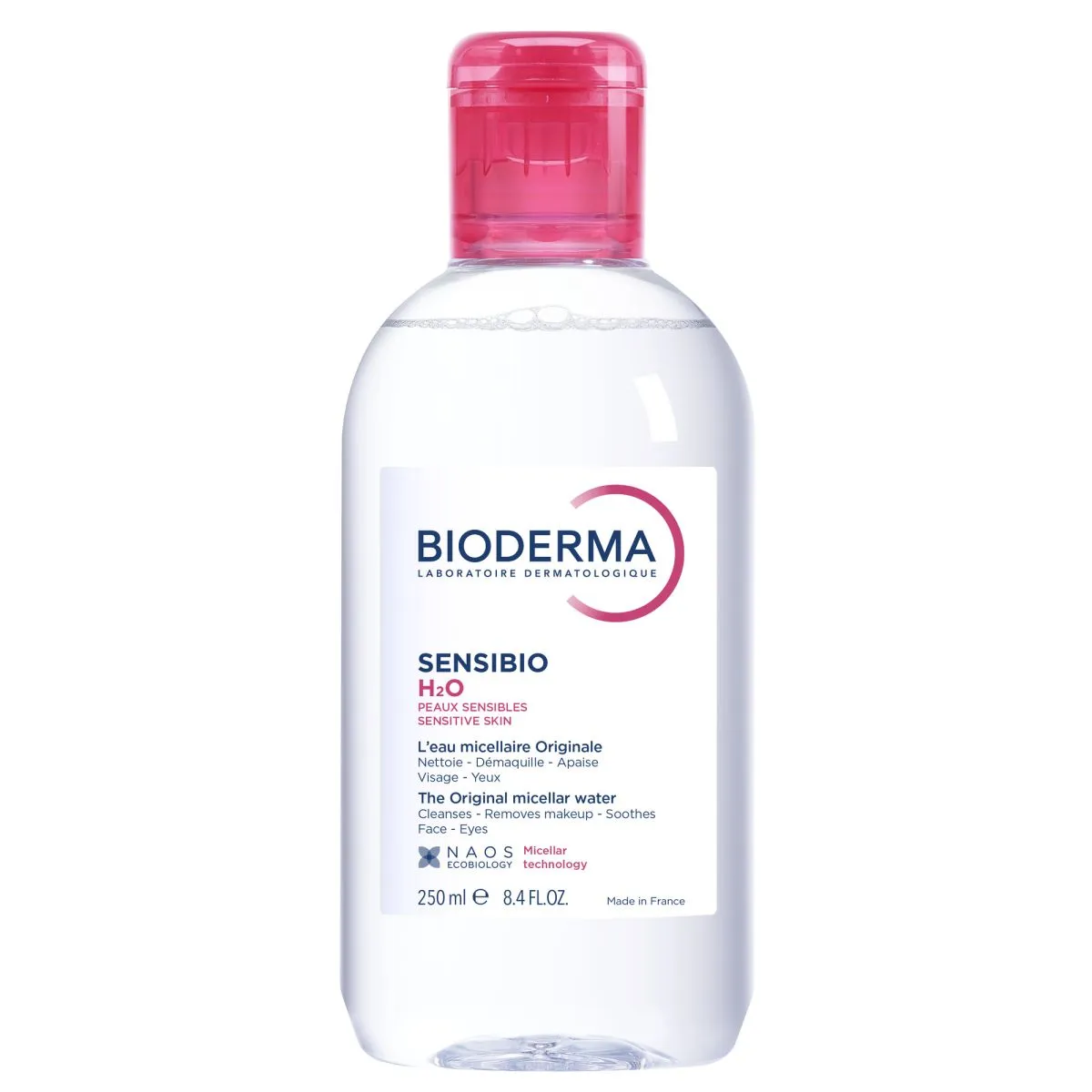 BIODERMA SENSIBIO H2O MITSELLAARVESI TUNDLIKULE NAHALE 250ML - Product Image