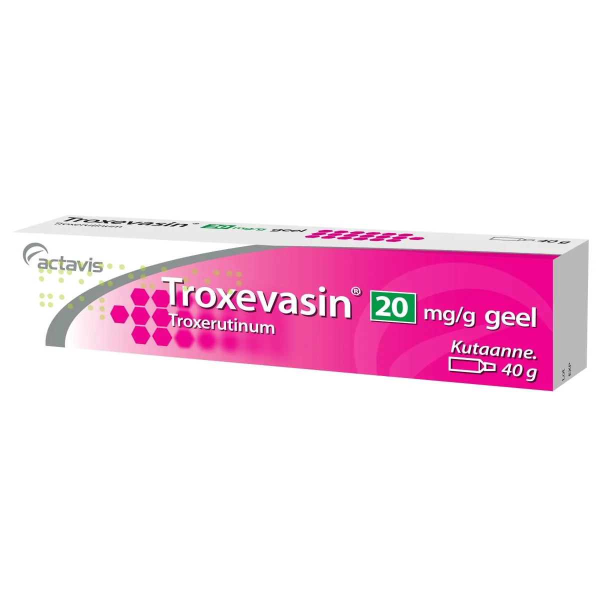 TROXEVASIN GEEL 20MG/G 40G - Product Image