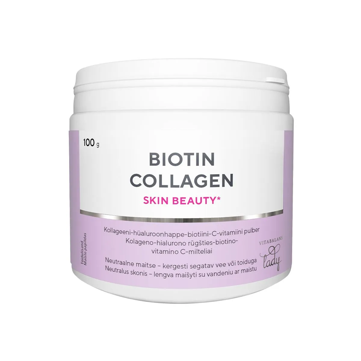 BIOTIIN COLLAGEN SKIN BEAUTY PULBER 100G - Product Image