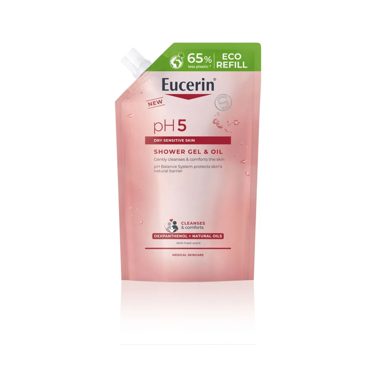 EUCERIN PH-5 DUSHIGEEL-ÕLI TÄITEPAKEND 400ML - Product Image