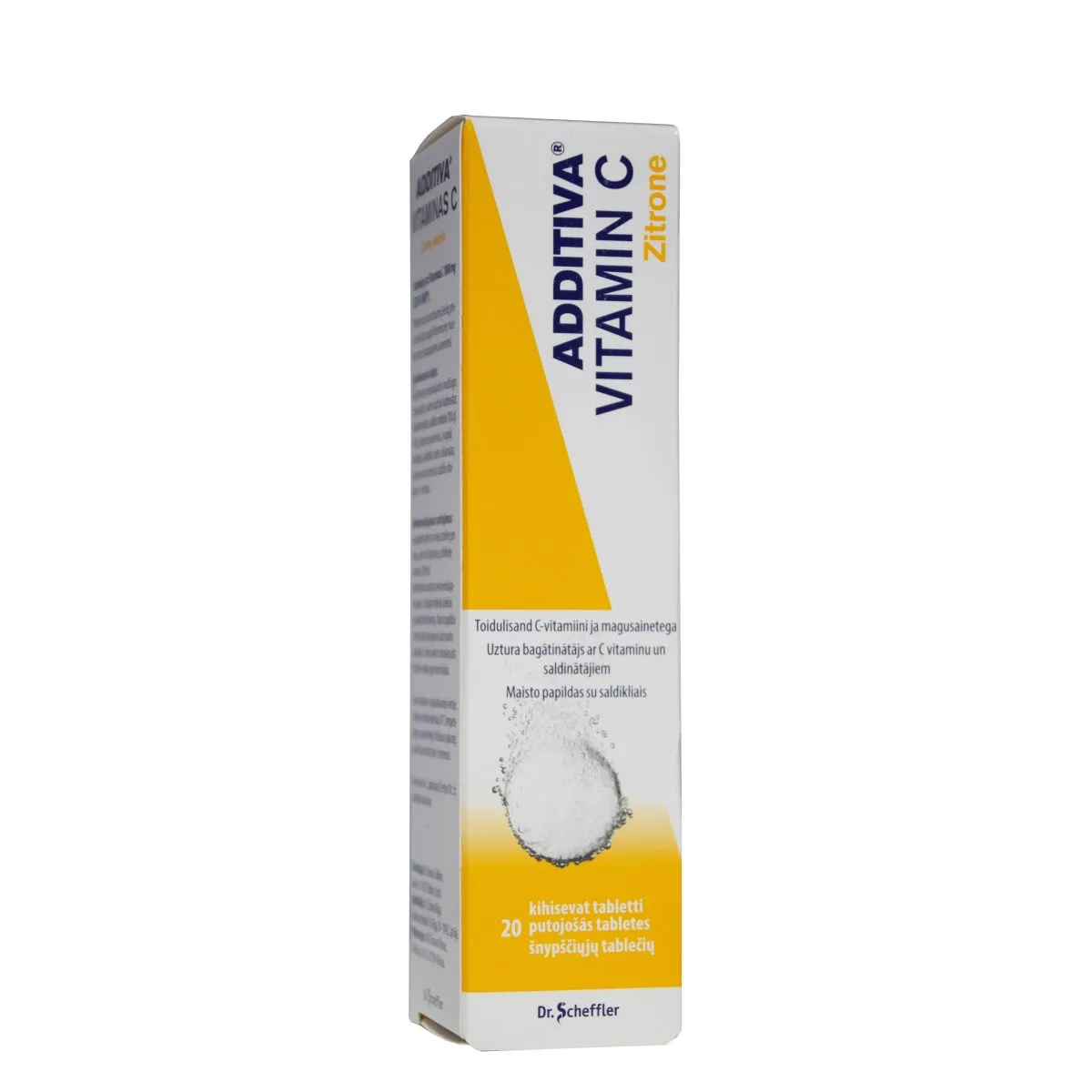 ADDITIVA VITAMIIN C ZITRONE KIHISEV TBL 1000MG N20 - Product Image