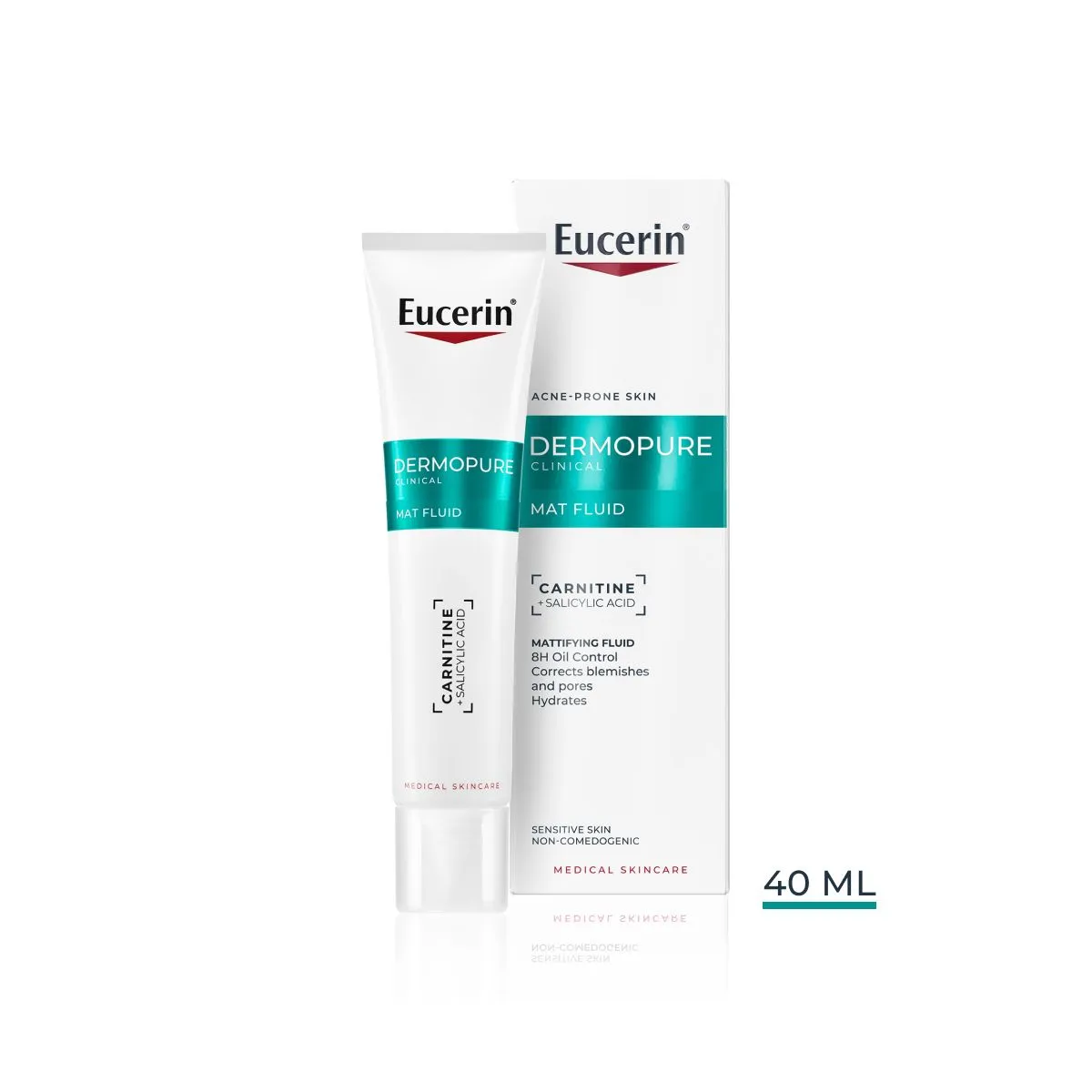 EUCERIN DERMOPURE CLINICAL EMULSIOON MATISTAV 40ML - Product Image