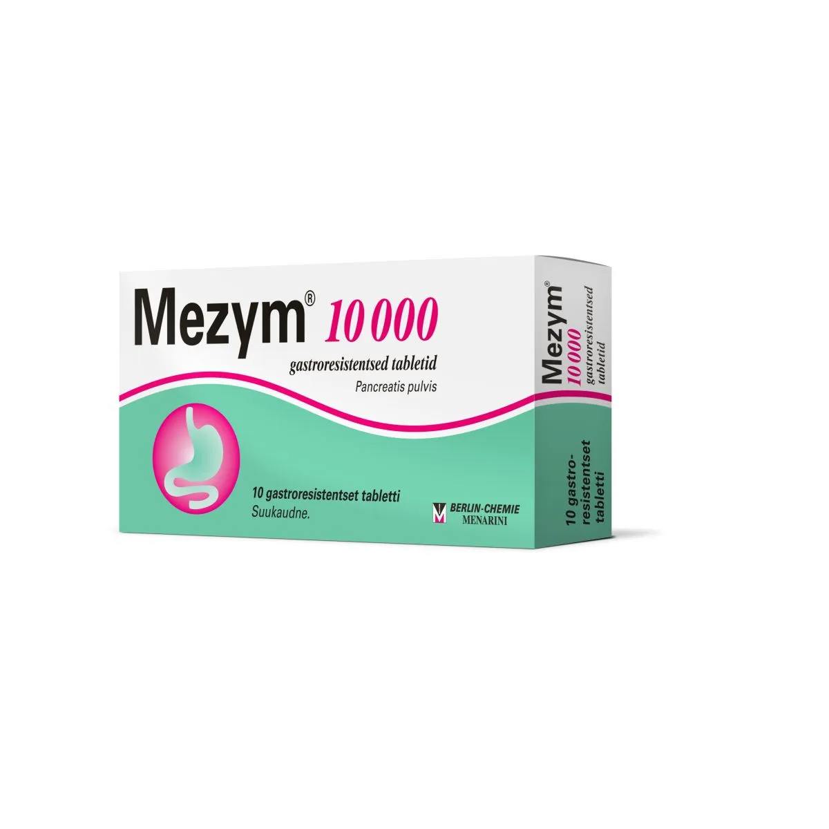 MEZYM 10 000 TBL 10000+7500+375TÜ N10 GASTRORESISTENTNE - Product Image