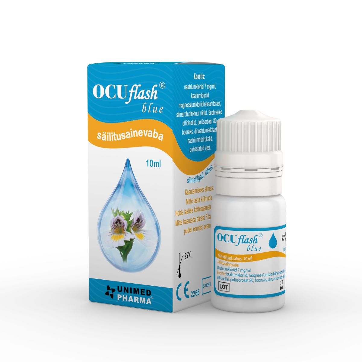 OCUFLASH BLUE SILMATILGAD 10ML N1 - Product Image