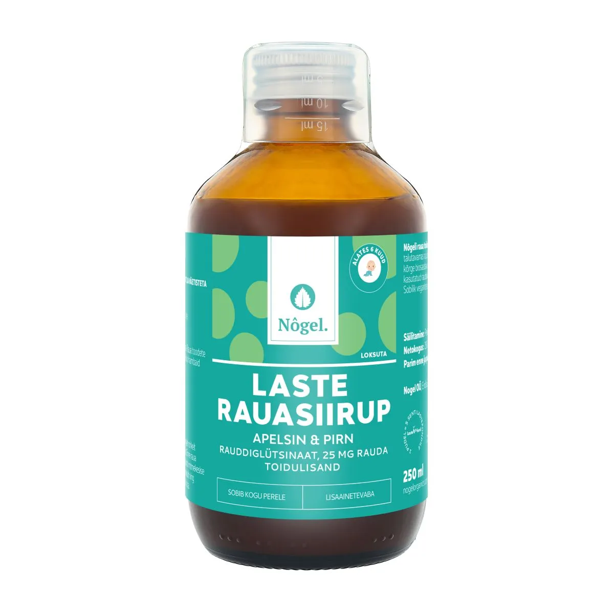 NÕGEL LASTE RAUASIIRUP 250ML - Product Image