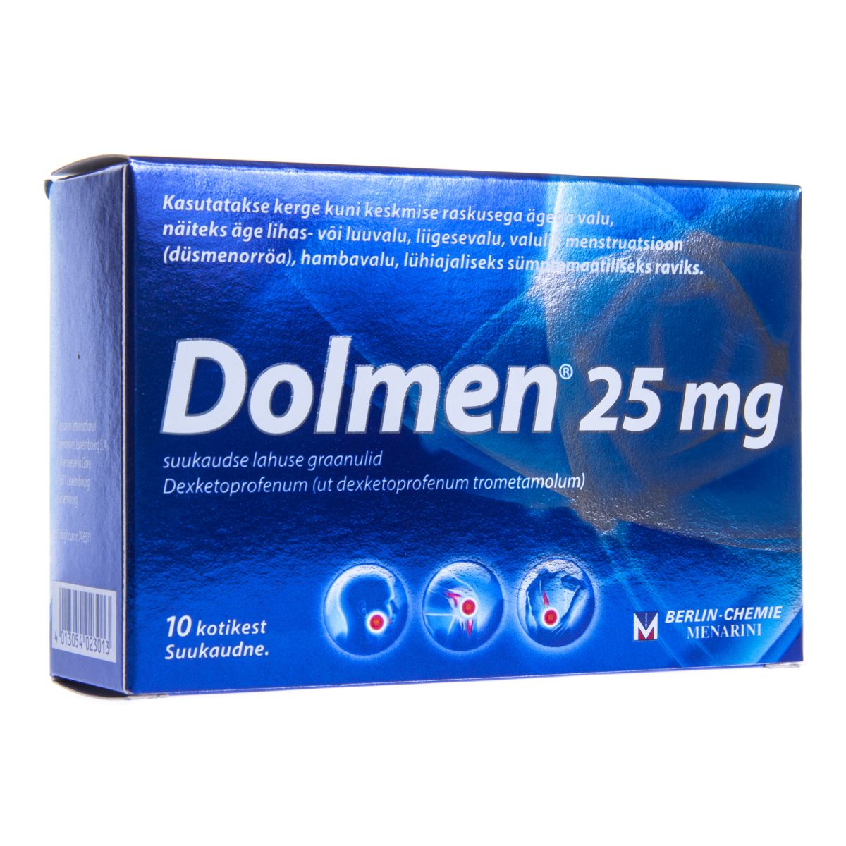 DOLMEN SUUKAUDSE LAH GRAN 25MG N10 - Product Image