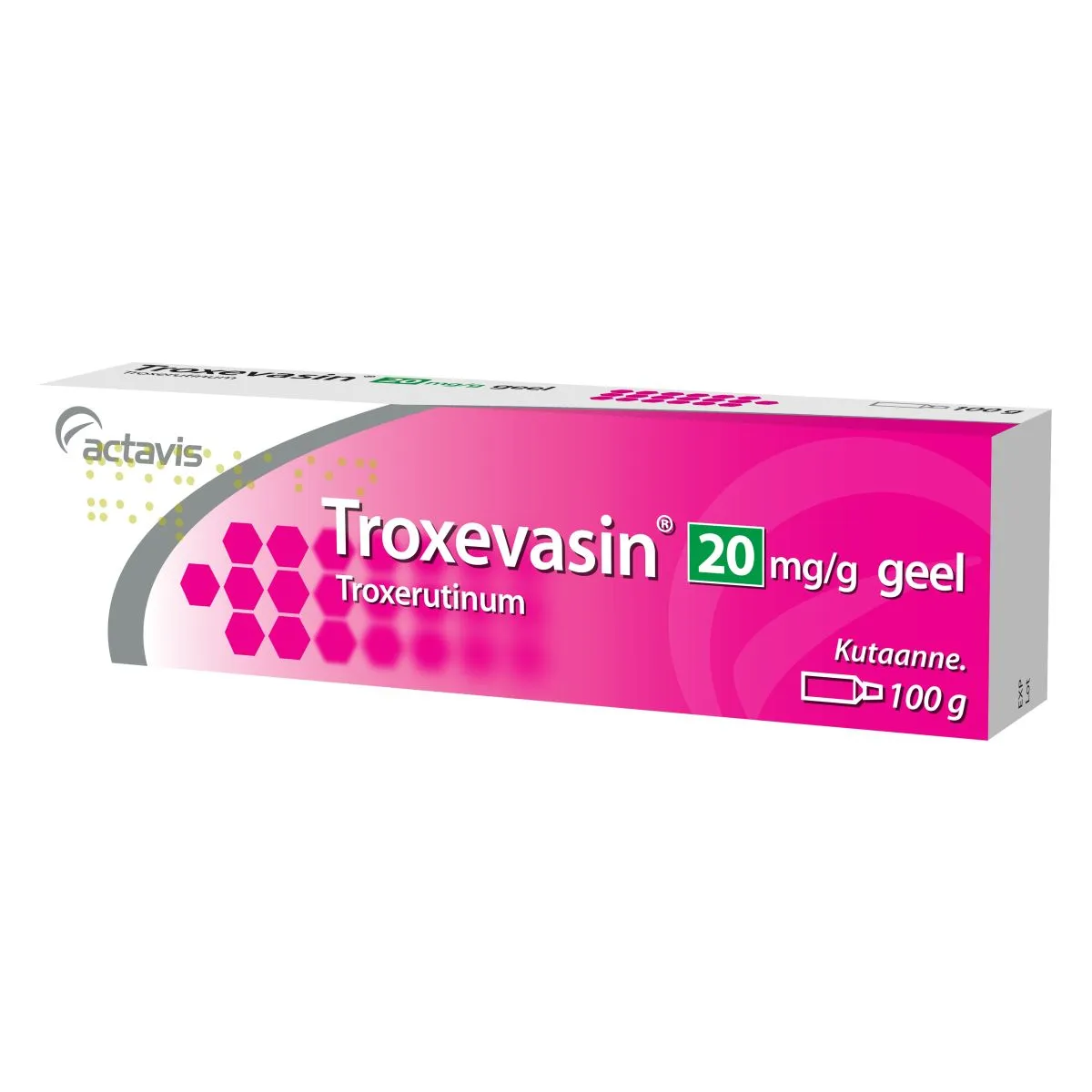 TROXEVASIN GEEL 20MG/G 100G - Product Image