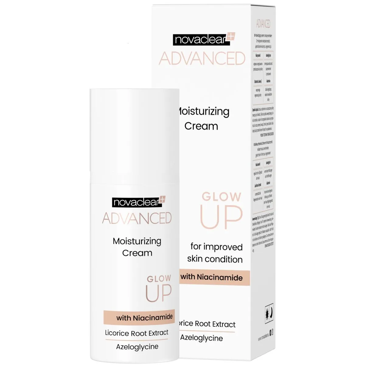 NOVACLEAR ADVANCED NÄOKREEM NIISUTAV NIATSIINAMIIDIGA 50ML - Product Image