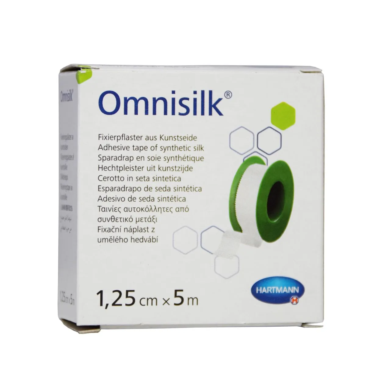 OMNISILK RULLPLAASTER 1,25CMX5M (SIIDIST) - Product Image