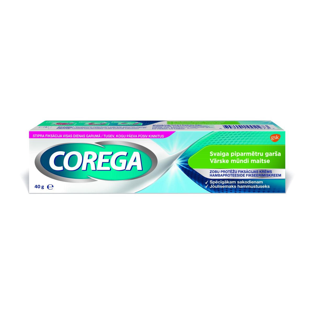 COREGA PROTEESIDE KINNITUSLIIM ERITI VÄRSKE 40G - Product Image