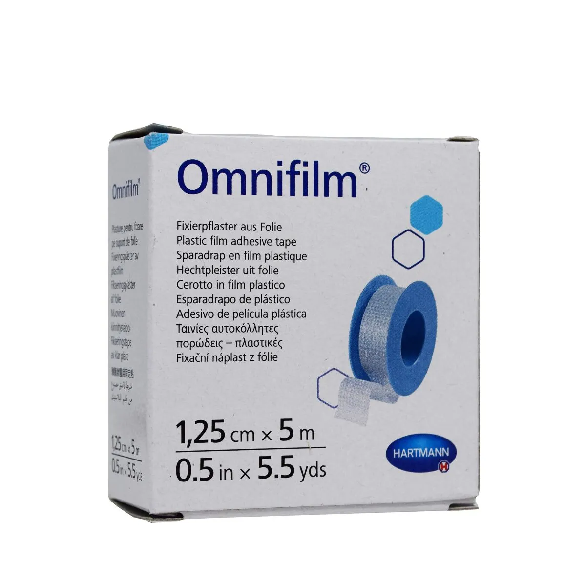 OMNIFILM RULLPLAASTER LÄBIPAISTEV 1,25CMX5M - Product Image