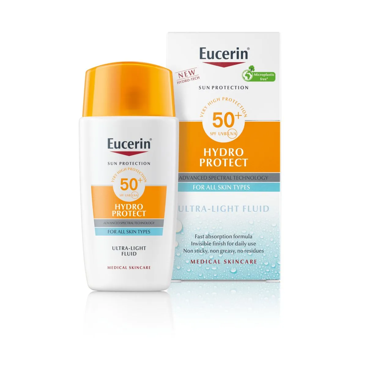EUCERIN SUN PÄIKESEKAITSE EMULSIOON NÄOLE SPF50 50ML - Product Image 1