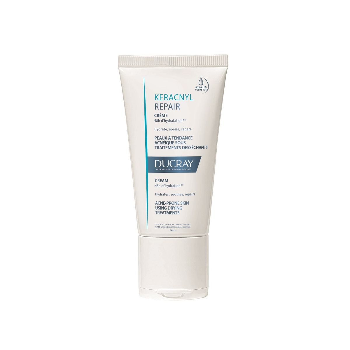 DUCRAY KERACNYL KREEM 48H NIISUTAV PROBLEEMSELE NAHALE 50ML - Product Image