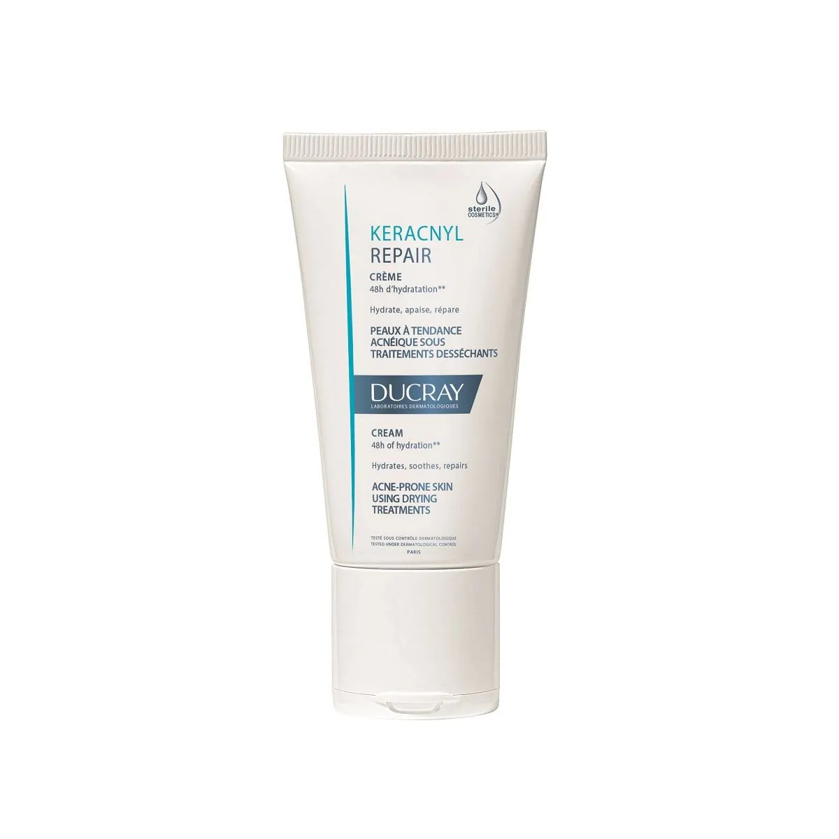 DUCRAY KERACNYL KREEM 48H NIISUTAV PROBLEEMSELE NAHALE 50ML - Product Image