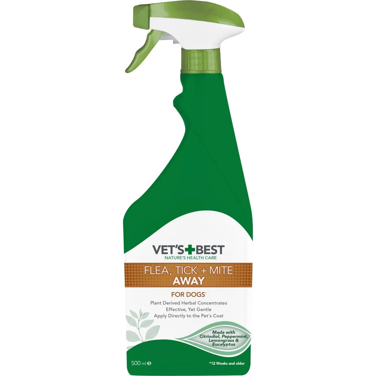 Vet's Best Natural kirbu- ja puugipeletaja koertele, 500 ml - Product Image