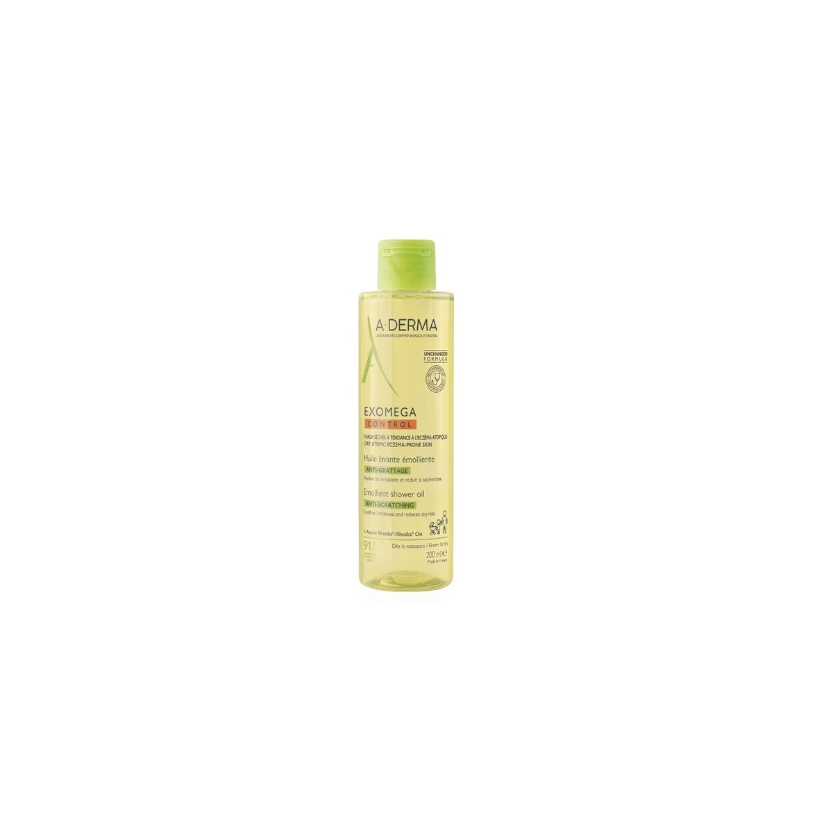 A-DERMA EXOMEGA CONTROL DUSHIÕLI ATOOPILISELE NAHALE 200ML - Product Image