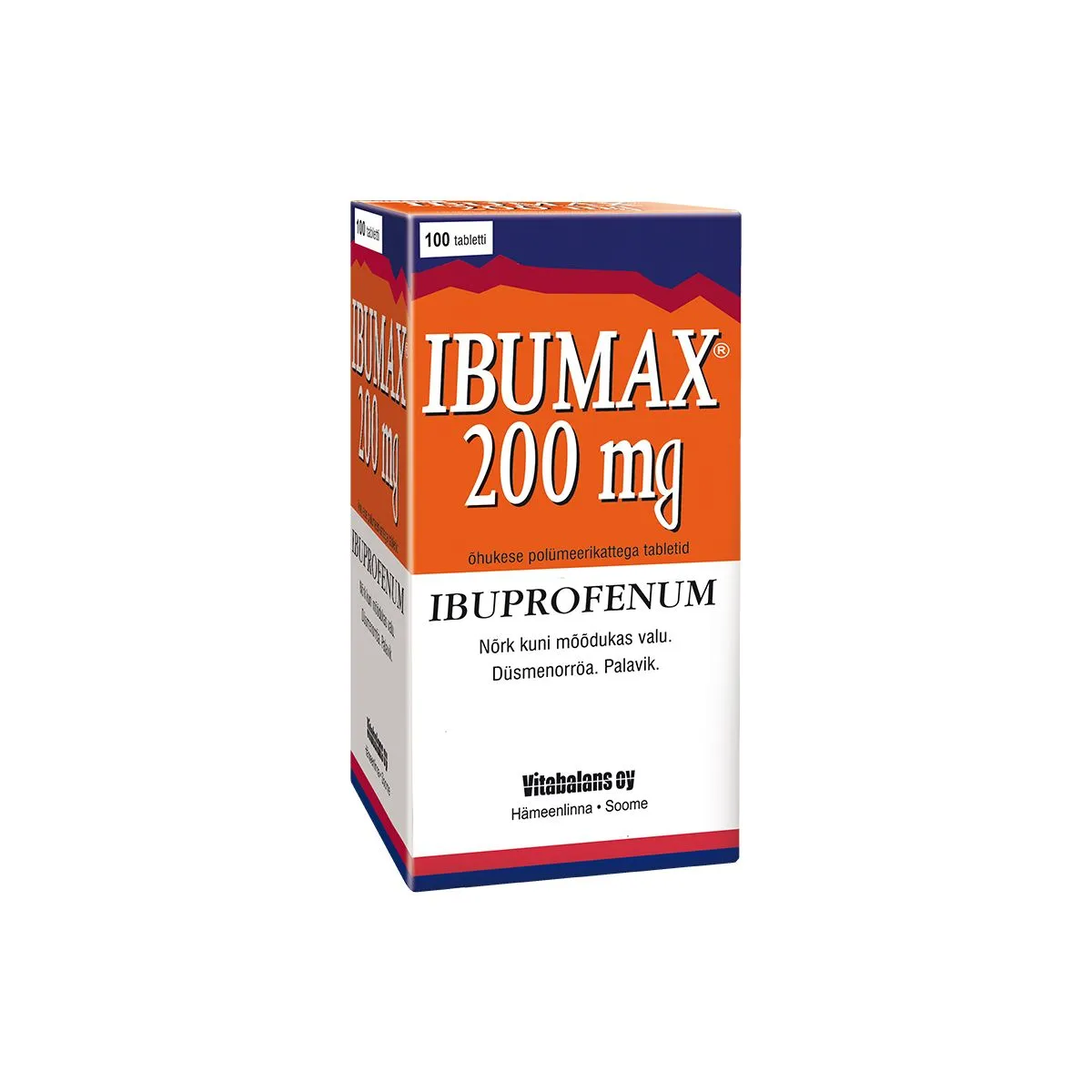 IBUMAX TBL 200MG N100 - Product Image