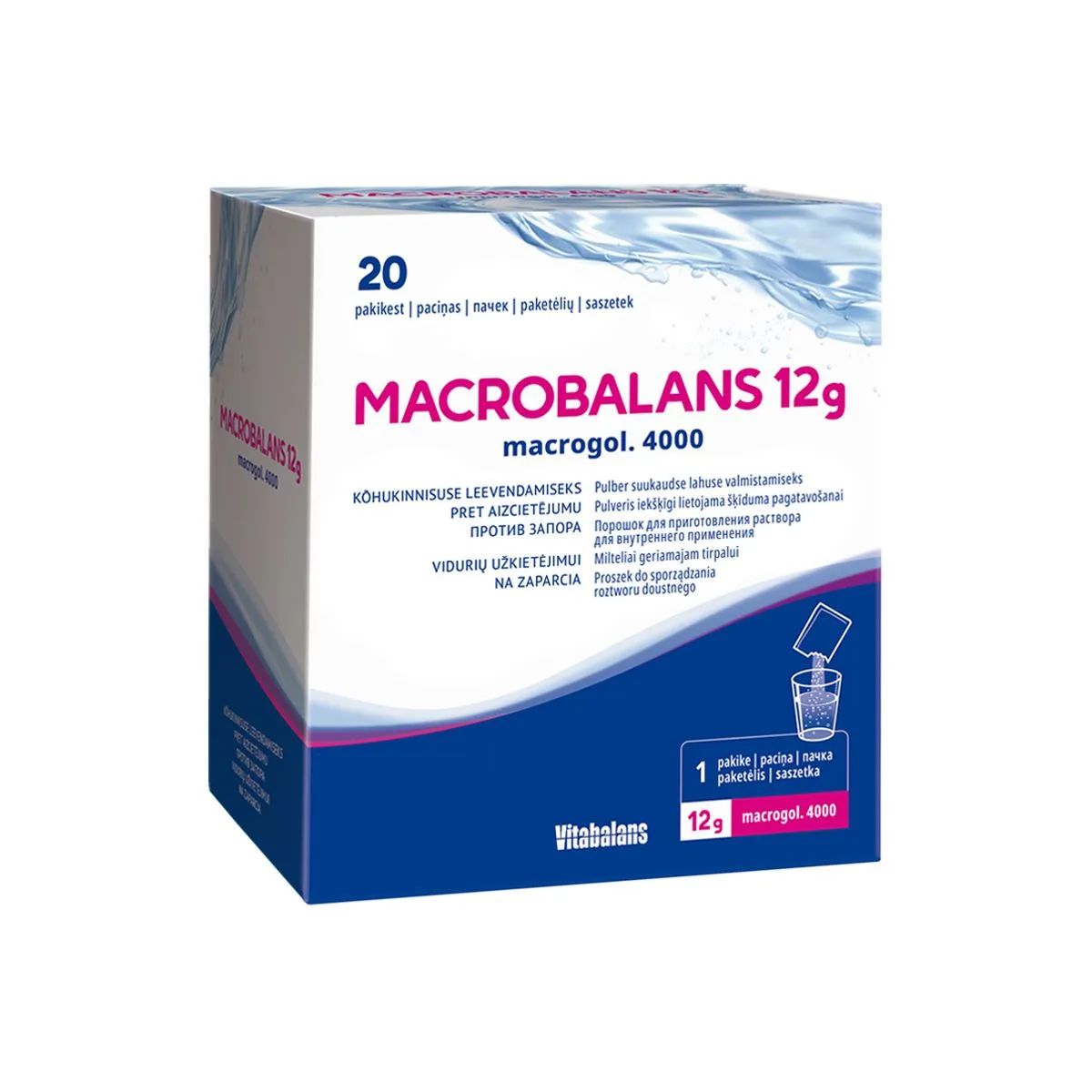 MACROBALANS SUUKAUDNE LAHUSE PULBER 12G N20 - Product Image
