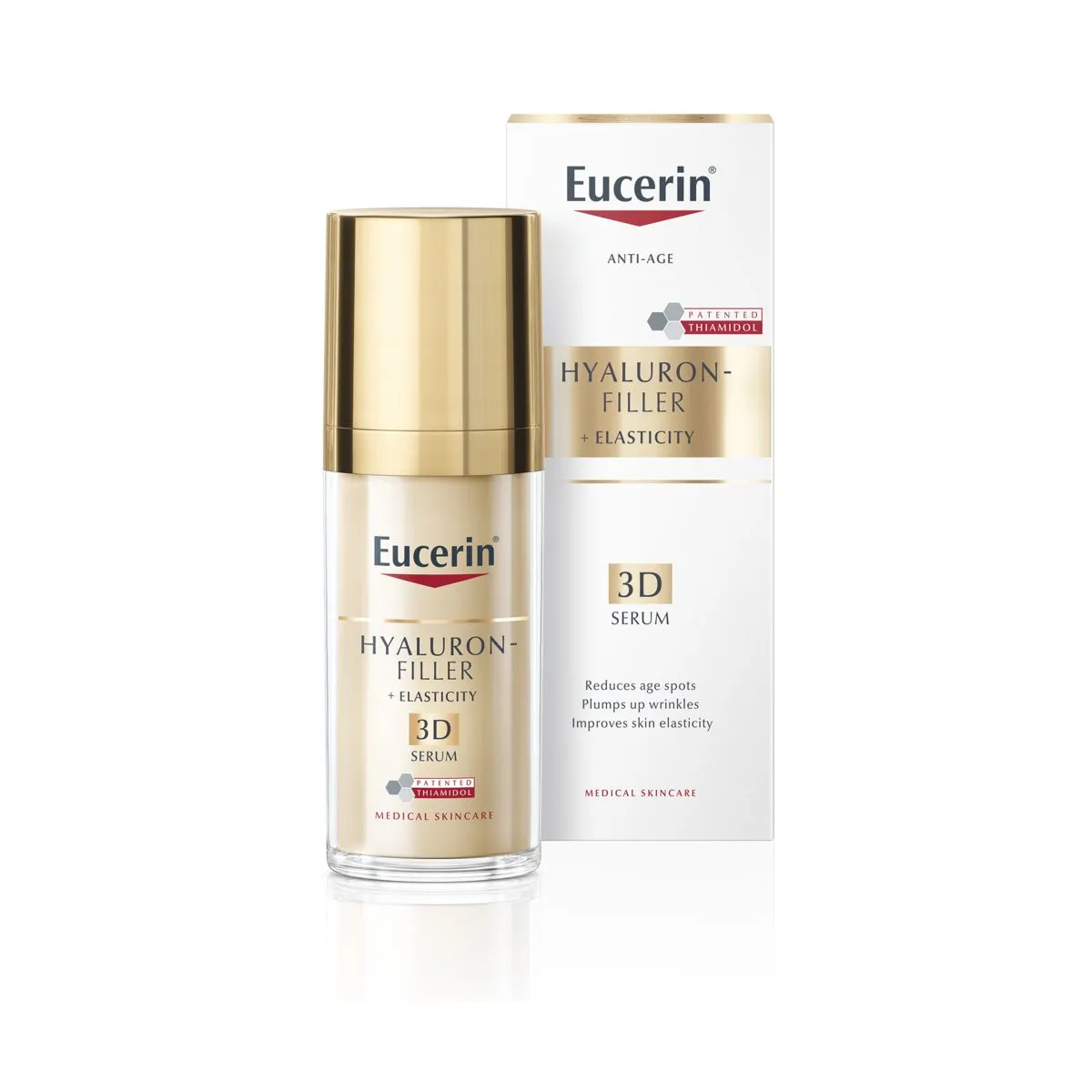 EUCERIN HYALURON FILLER+ELASTICITY 3D SEERUM 30ML - Product Image