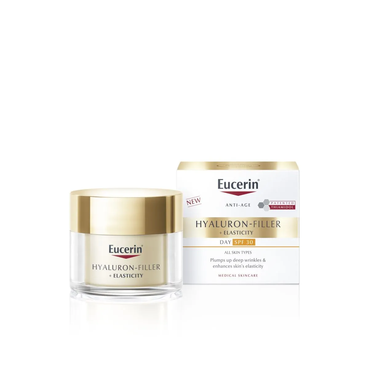 EUCERIN HYALURON FILLER+ELASTICITY PÄEVAKREEM SPF30 50ML - Product Image