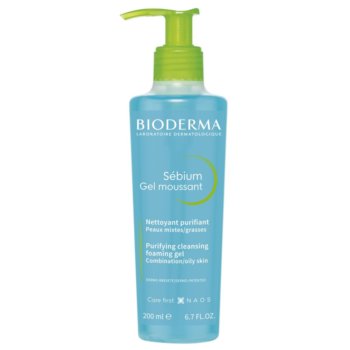 BIODERMA SEBIUM NÄOPUHASTUSE VAHTGEEL 200ML - Product Image