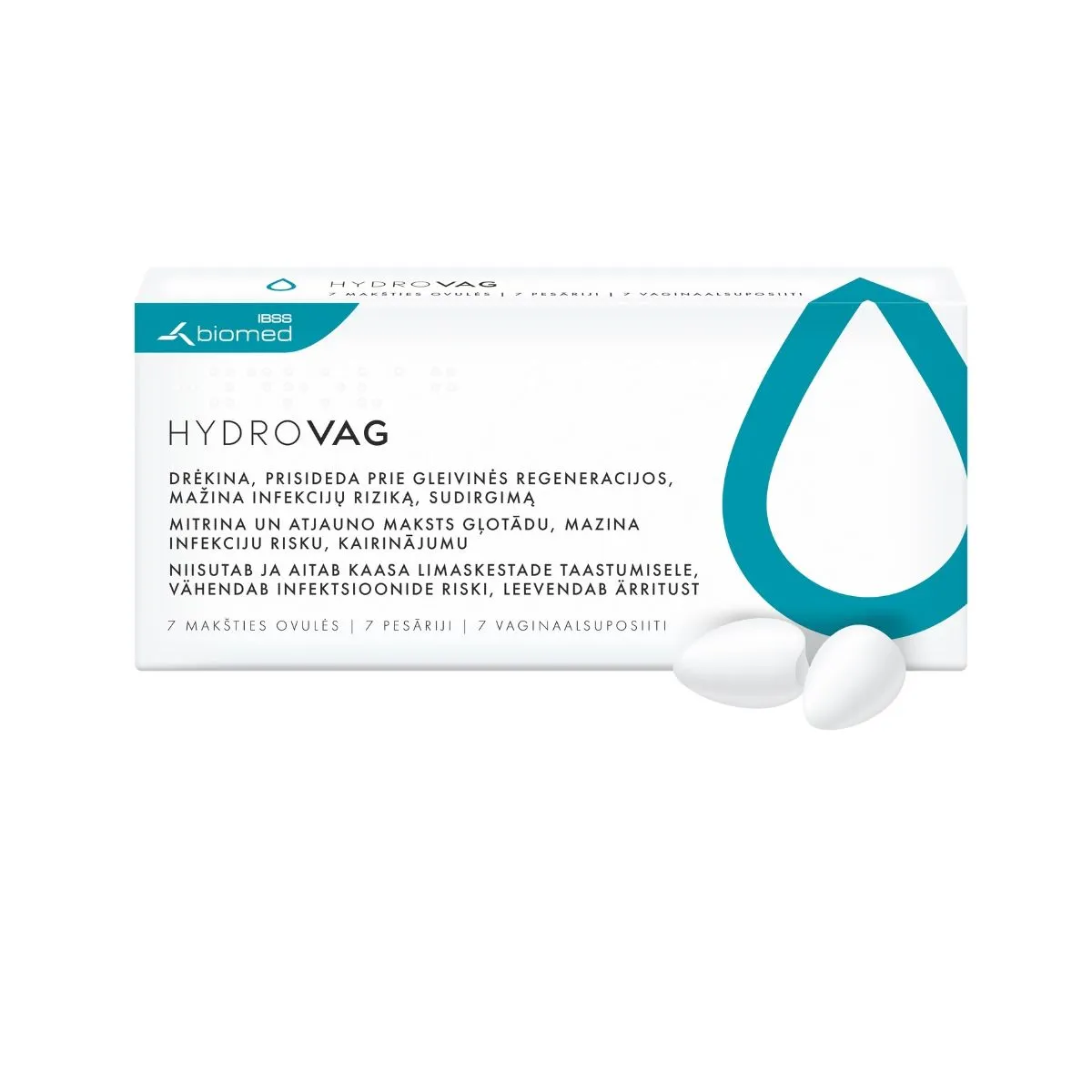 HYDROVAG VAGINAALSUPOSIIDID N7 - Product Image