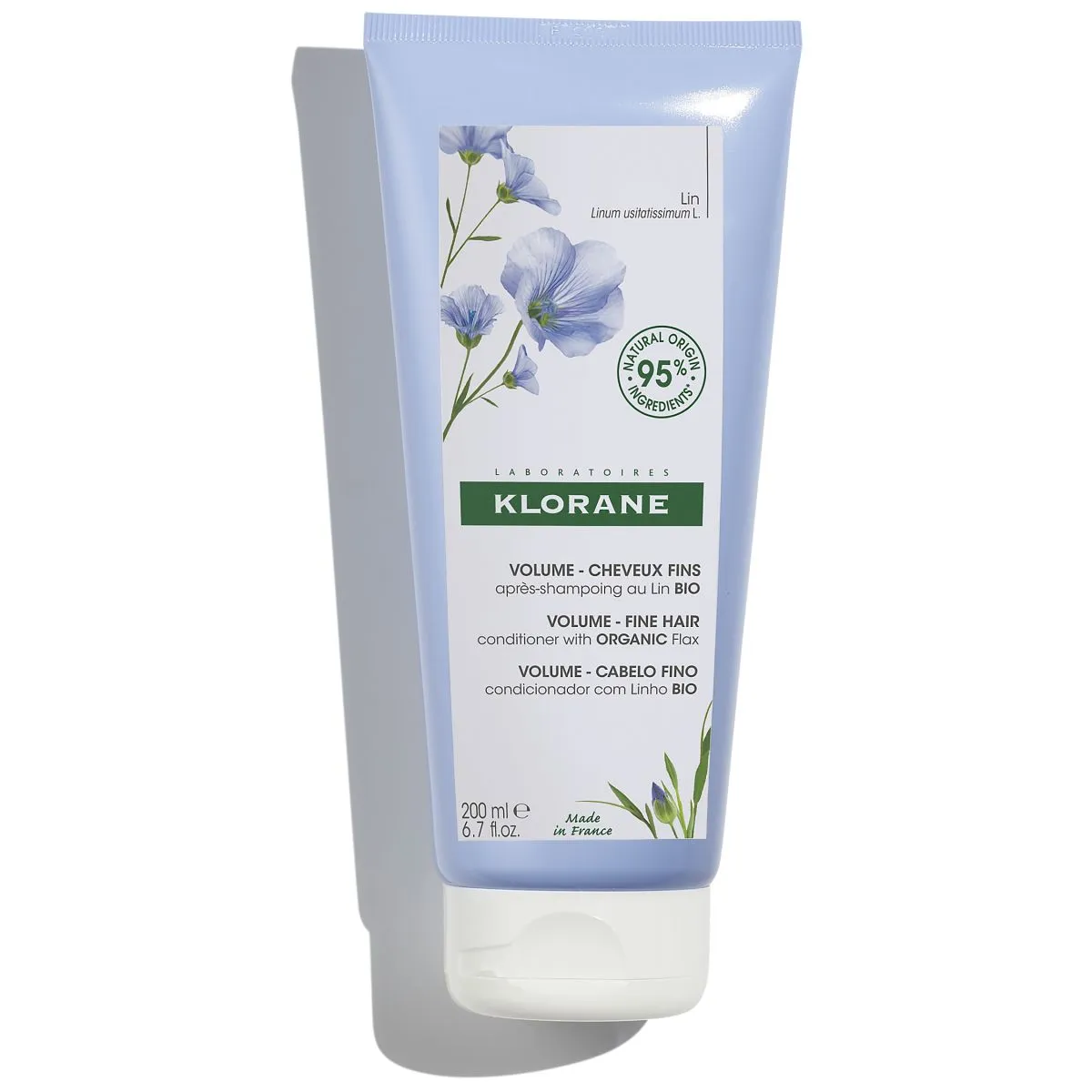 KLORANE JUUKSEPALSAM LINAEKSTRAKTIGA 200ML UUS - Product Image