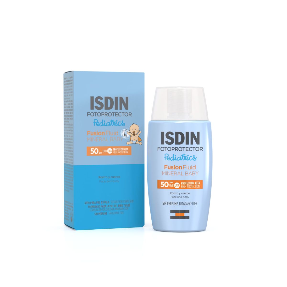 ISDIN SUN PÄIKESEKAITSEEMULSIOON MINERAL LASTELE SPF50 50ML - Product Image