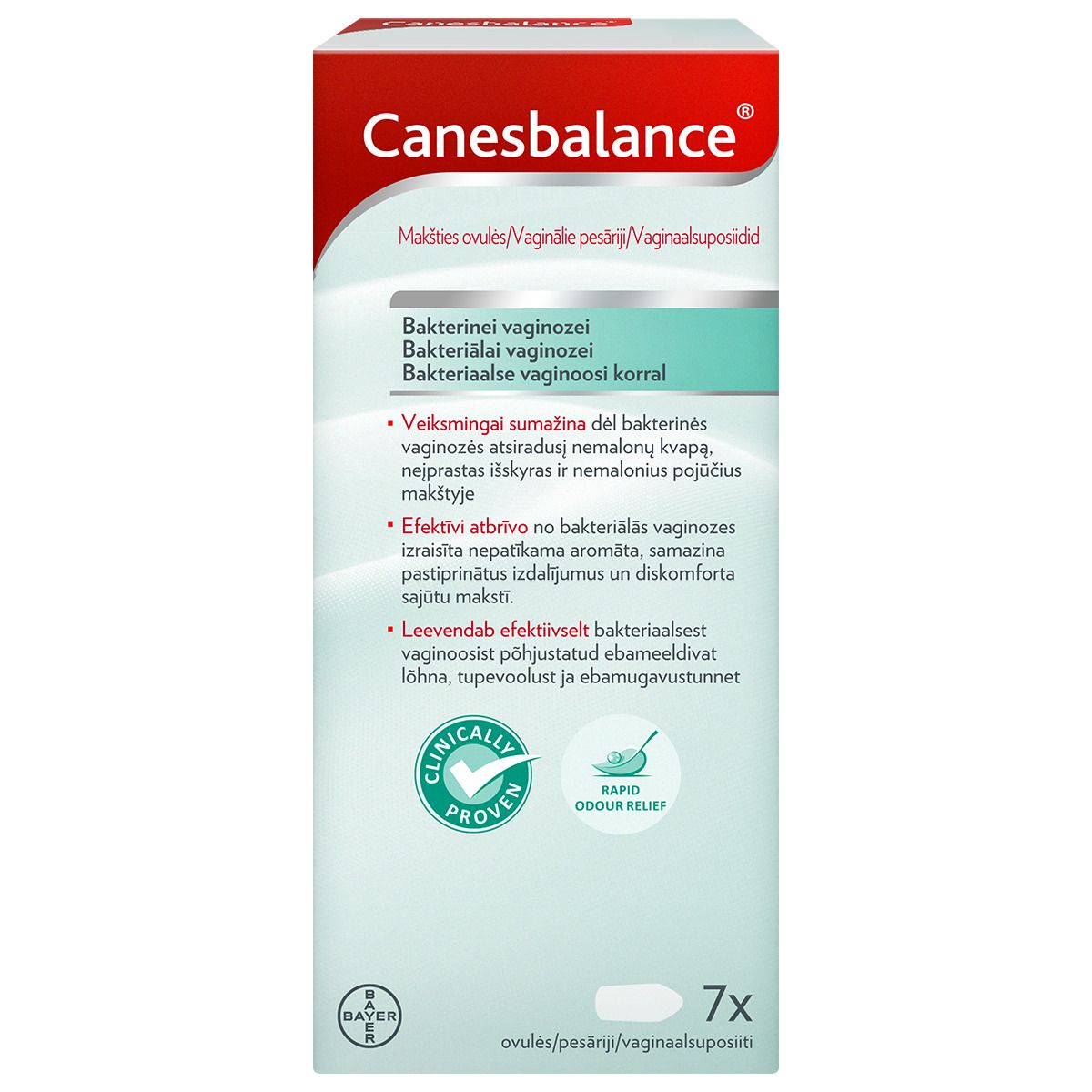 CANESBALANCE VAGINAALSUPOSIIDID N7 - Product Image