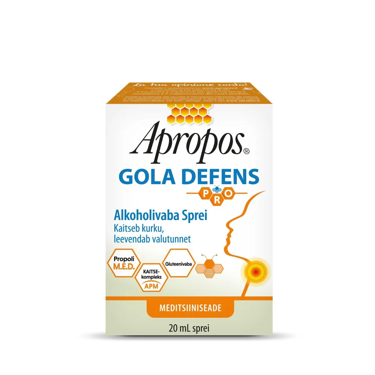 APROPOS GOLA DEFENS KURGUSPREI LASTELE 20ML - Product Image