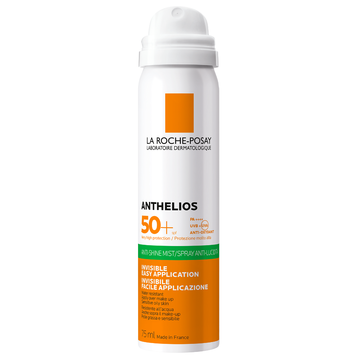 LA ROCHE-POSAY ANTHELIOS NÄHTAMATU LÄIKEVASTANE SPREI NÄOLE SPF50 75ML - Product Image