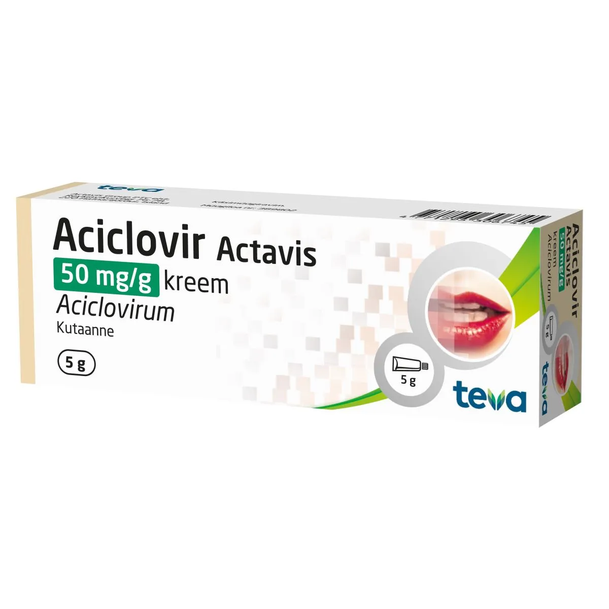 ACICLOVIR ACTAVIS KREEM 50MG/G 5G - Product Image