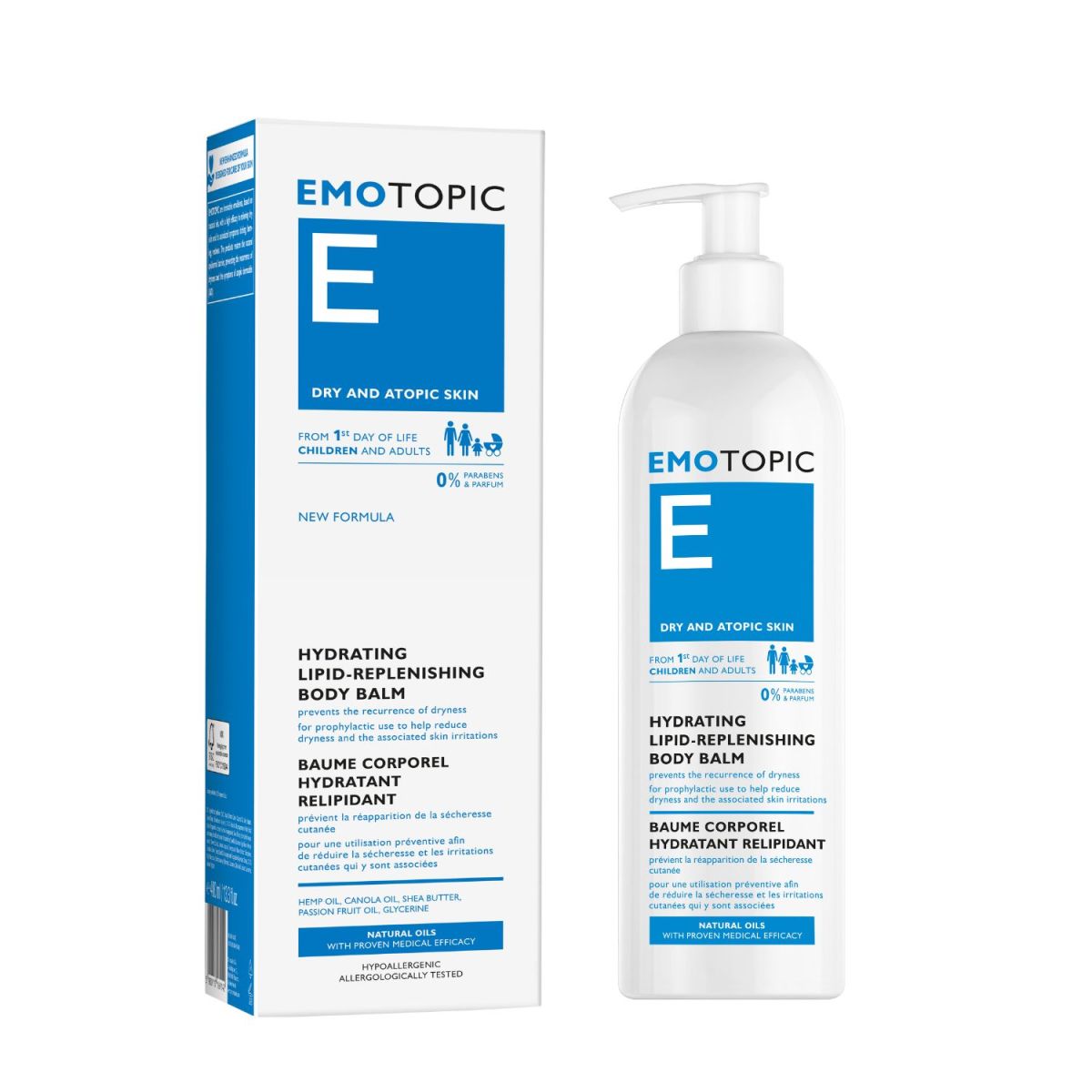 PHARMACERIS E EMOTOPIC KEHAPALSAM LIPIIDE TAASTAV 400ML - Product Image