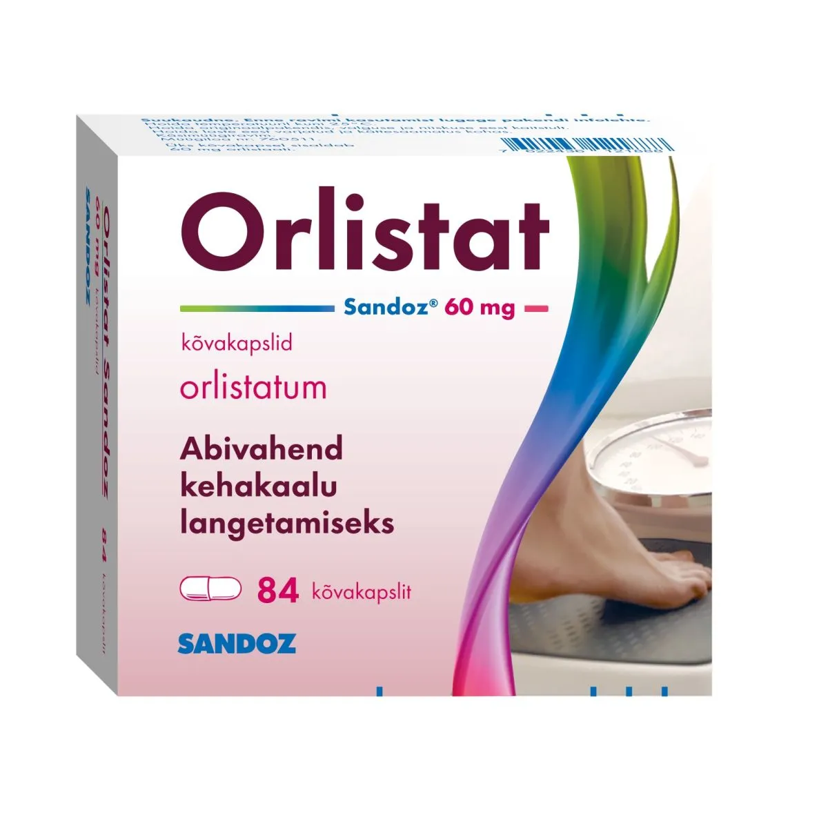 ORLISTAT SANDOZ KÕVAKAPSEL 60MG N84 - Product Image