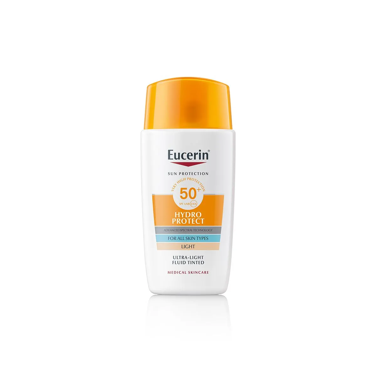 EUCERIN SUN HYDRO PROTECT EMULSIOON NÄOLE TOONITUD SPF50+ 50ML - Product Image
