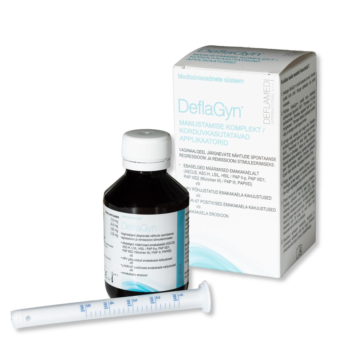 DEFLAGYN MANUSTAMISE KOMPLEKT 150ML/2 APLIKAATORIT - Product Image
