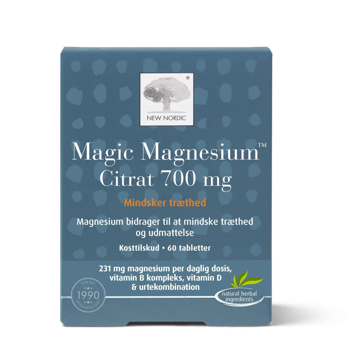 NEW NORDIC MAGIC MAGNESIUM CITRAT 700MG N60 - Product Image