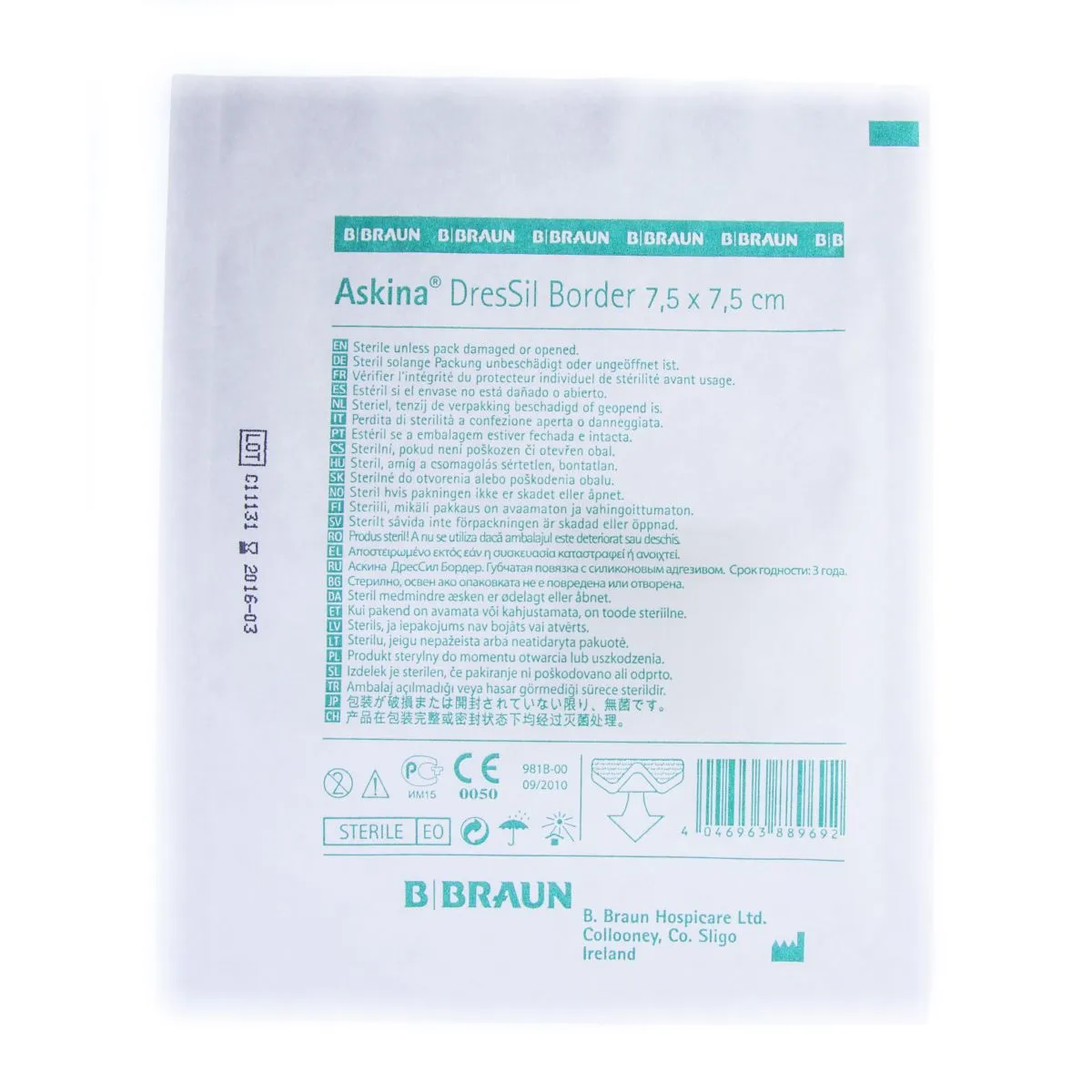 ASKINA DRESSIL BORDER HAAVASIDE 7,5CMX7,5CM - Product Image