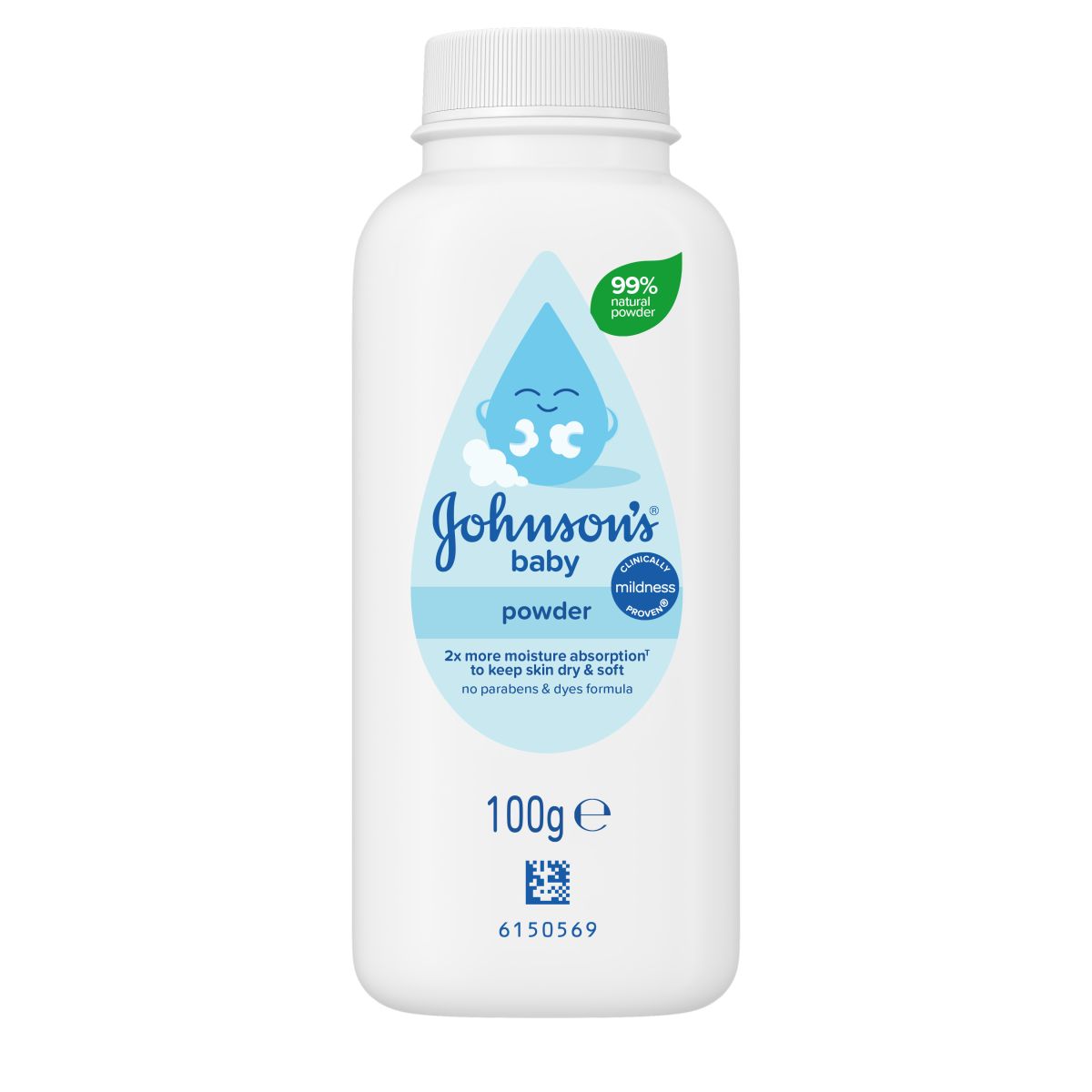 JOHNSON`S BEEBI PUUDER 100G - Product Image