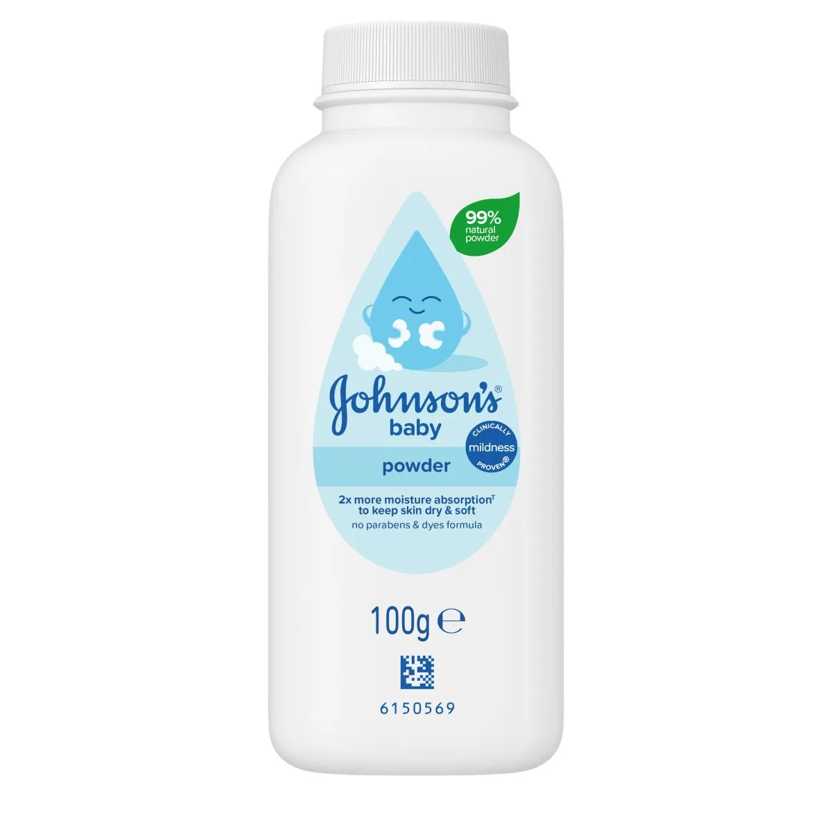 JOHNSON`S BEEBI PUUDER 100G - Product Image