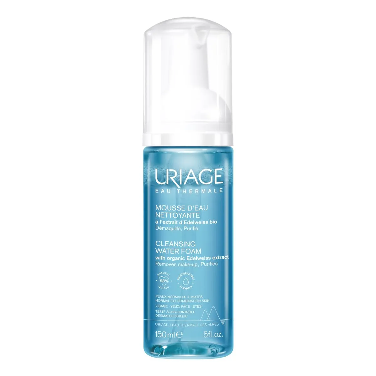 URIAGE NÄOPUHASTUSVAHT 150ML - Product Image