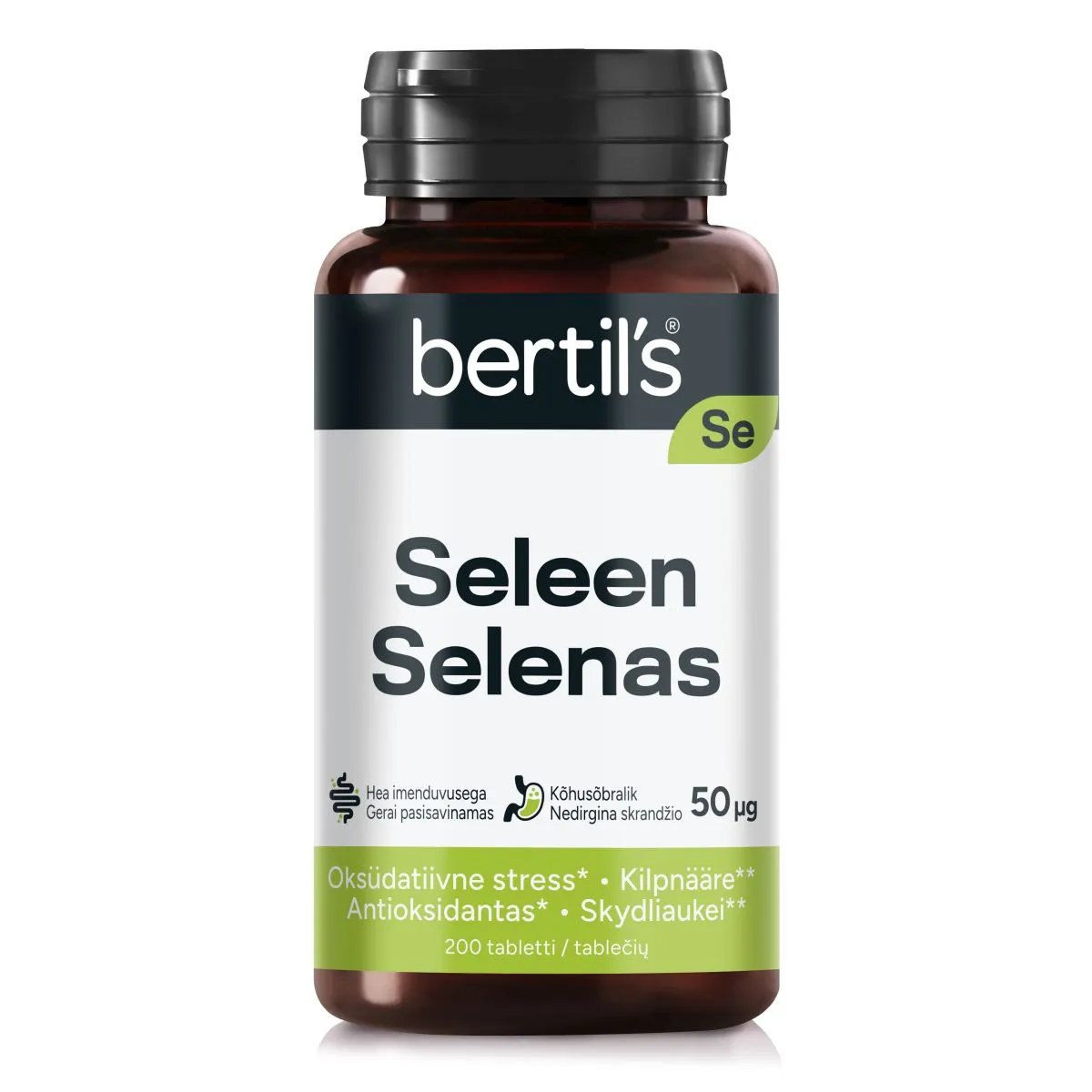 BERTILS SELEEN TBL 50MCG N200 - Product Image