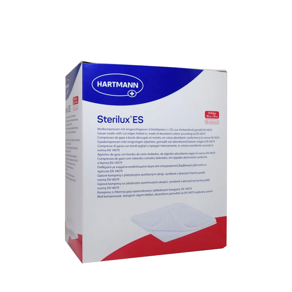 MARLI SALVRÄTIKUD STER. STERILUX 10X10CM N2X25 - Product Image