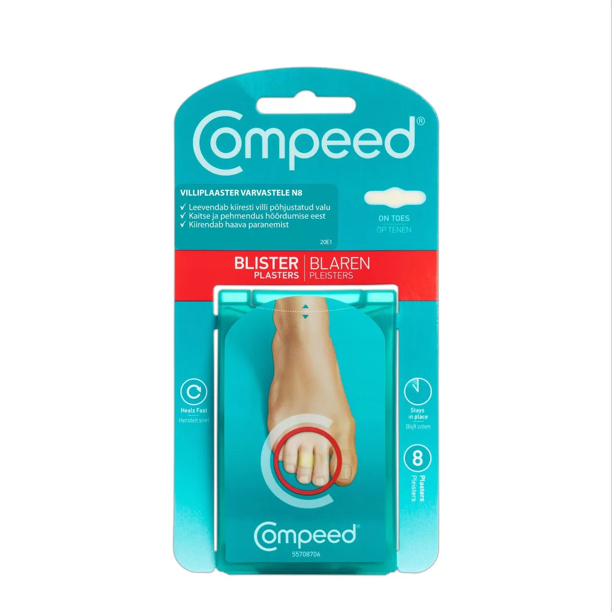 COMPEED VILLIPLAASTER VARVASTELE N8 - Product Image
