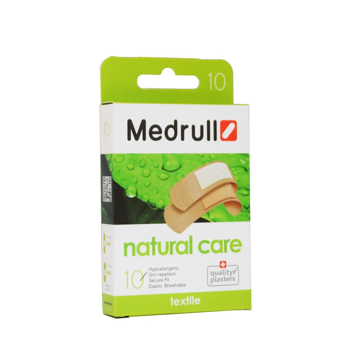 MEDRULL PLAASTER NATURAL CARE TEKSTIIL N10 - Product Image