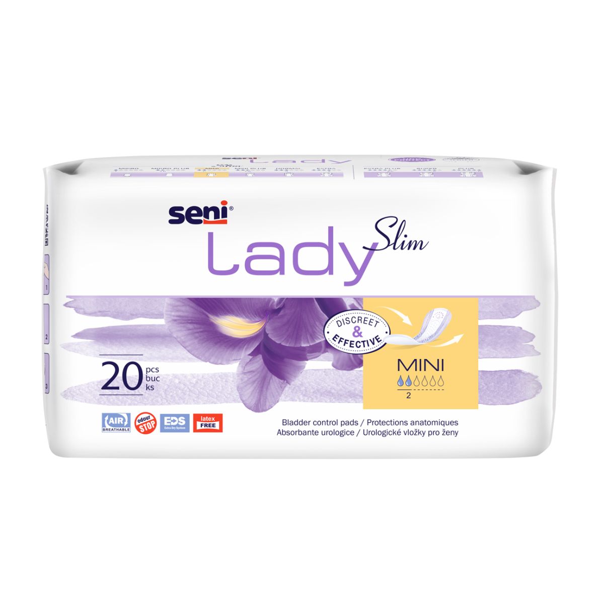 SENI LADY SLIM MINI URIINIPIDAM. SIDEMED 200ML N20 - Product Image