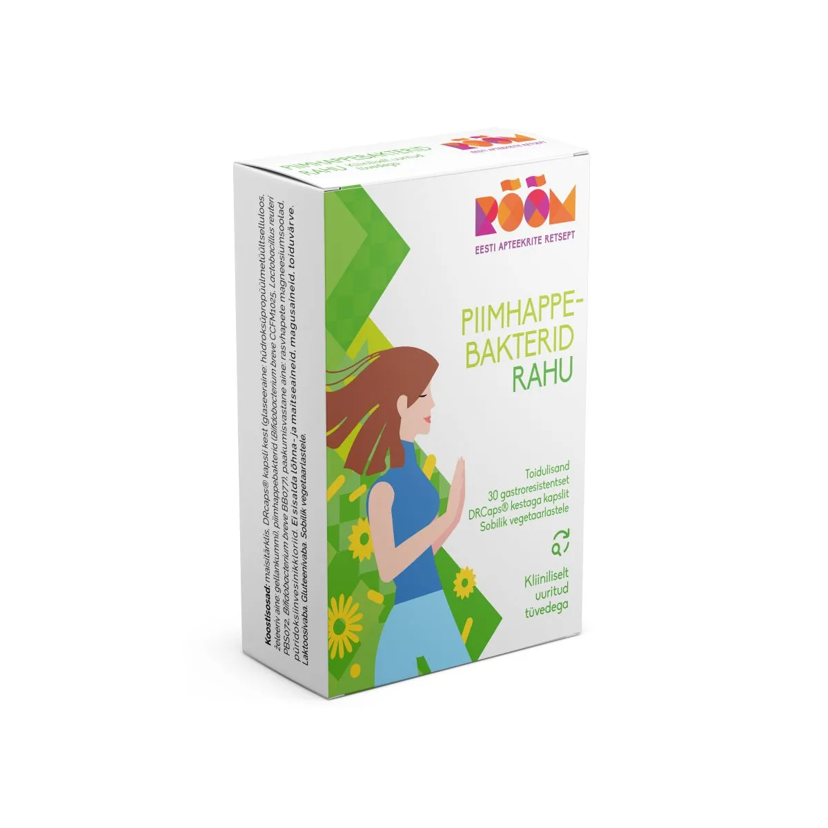 RÕÕM PIIMHAPPEBAKTERID RAHU KAPSLID N30 - Product Image