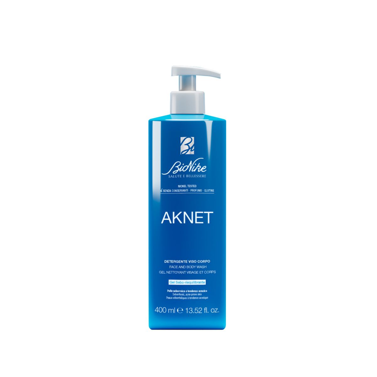 BIONIKE AKNET NÄO- JA KEHAPESUGEEL PROBLEEMSELE NAHALE 400ML - Product Image