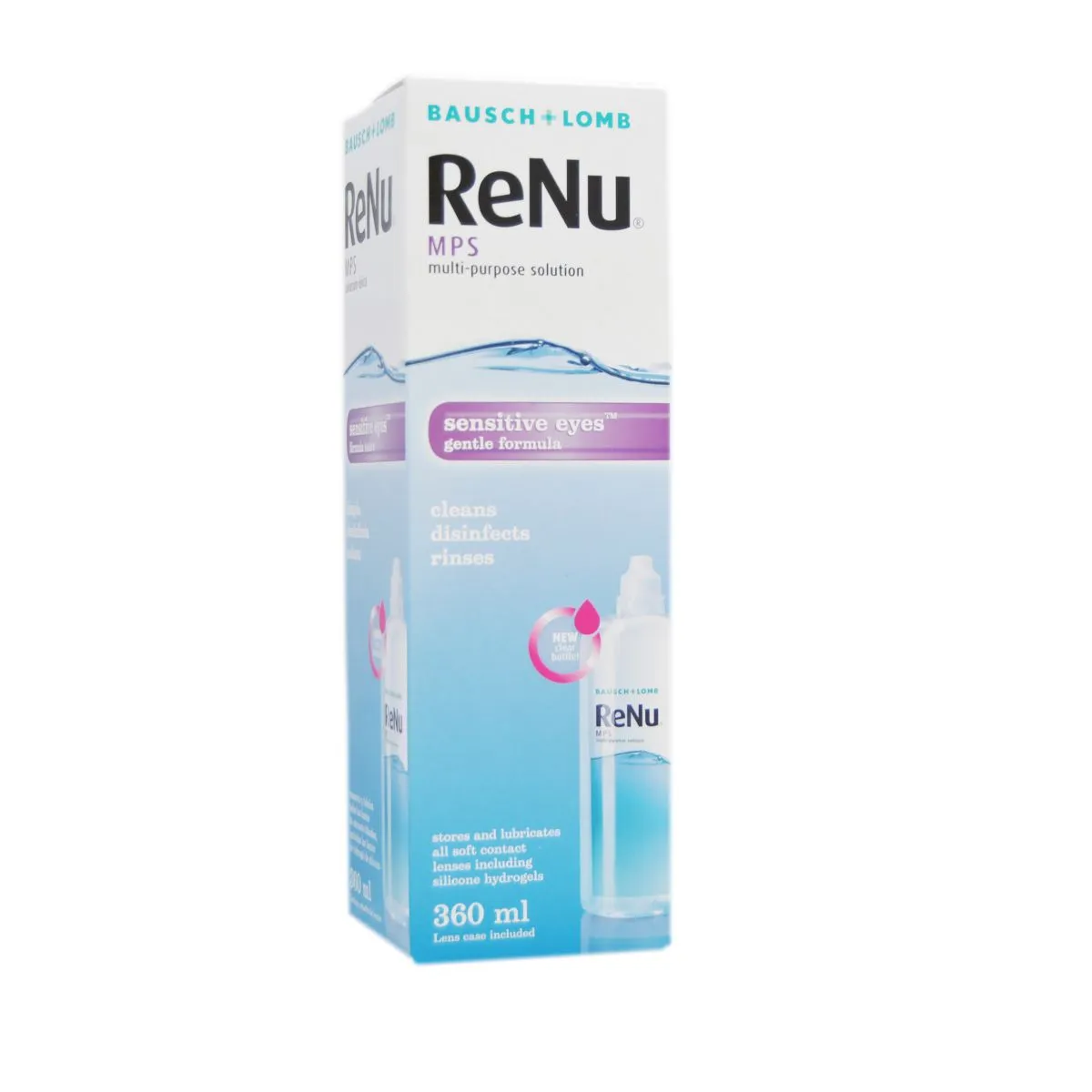 BAUSCH&LOMB RENU MPS TUNDLIKELE SILMADELE 360ML - Product Image