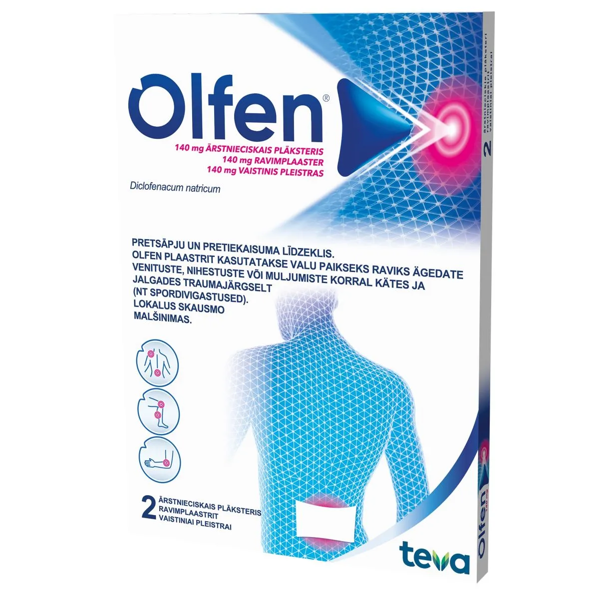 OLFEN RAVIMPLAASTER 140MG N2 - Product Image